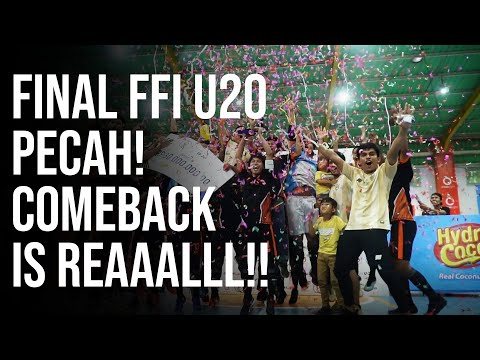 FINAL FFI U20 RUSUUH! JUARANYA COMEBACK DARI KEKALAHAN!!