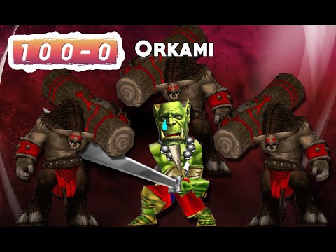 Warcraft 100-0 Orkami 1v1 | Będzie byczo 29-0