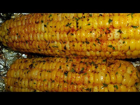 Oven Roasted Corn on the Cob