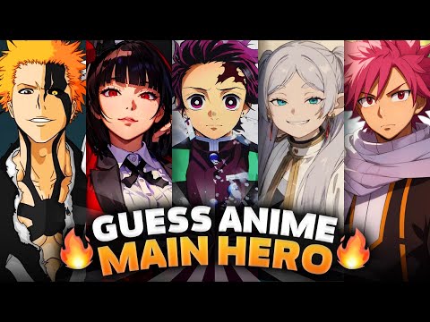 Who Is The Main Anime Character? 🔥🦸 Popular Anime Quiz 🍥