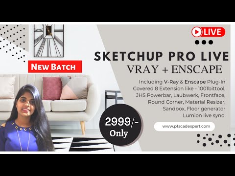 SketchUp Full Course for Beginners Interior Exterior Design with Enscape 6 Hour Masterclass