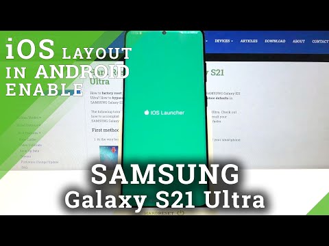 How to Download iOS Launcher in SAMSUNG Galaxy S21 Ultra – Install Apple Layout