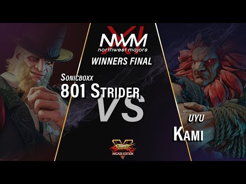 #NWMXI #SFV TOP 8 WF - Sonicboxx 801 Strider (G) vs UYU Kami (Akuma)