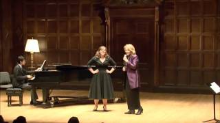 Renée Fleming Master Class, September 28, 2015: Arielle Nachtigal, Nathaniel McEwen