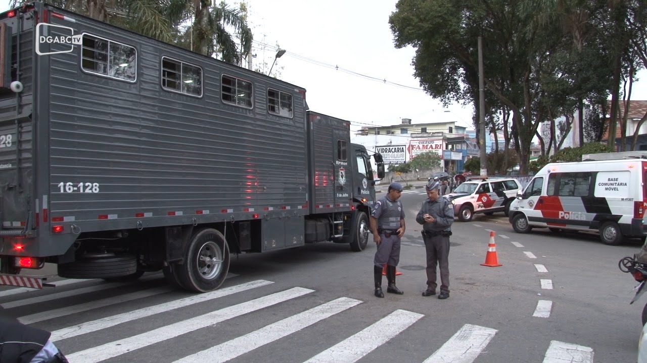 Operação de segurança em conjunto é realizada em Santo André