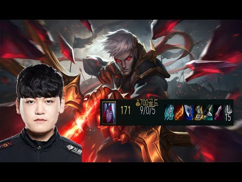LCK LOL PRO T1 Gumayusi play varus in challenger section