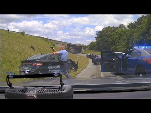 Murderer Flees GSP in Dodge Dart | Gets PITed | Then Suffers From High Velocity Lead Poisoning