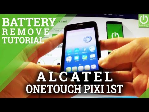 Battery Removal ALCATEL One Touch Pixi First - ALCATEL SOFT RESET