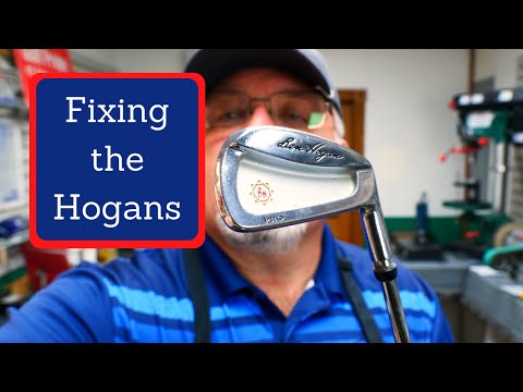 Repairing the BEN HOGAN irons from the worst repair.