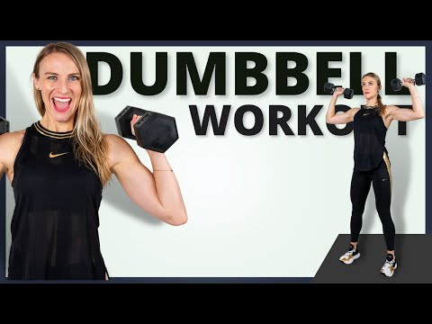 20 minute Upper Body Workout with Dumbbells