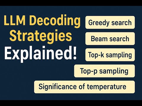 LLM Decoding Strategies Explained!