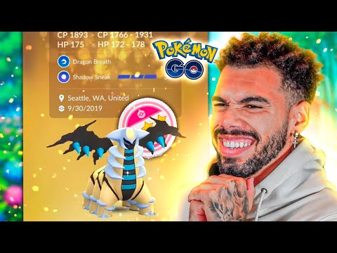 TENTAMOS O GIRATINA SHINY LUCKY 100% MAIS UM VEZ - POKÉMON GO | Cris |