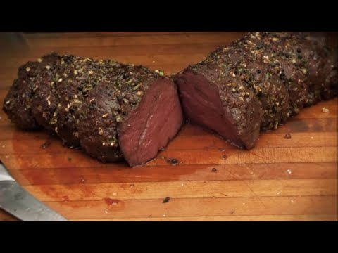 How To Make 4 Pepper Crusted Beef Tenderloin Roast | Smoked Beef Tenderloin Recipe | Bradley Smoker