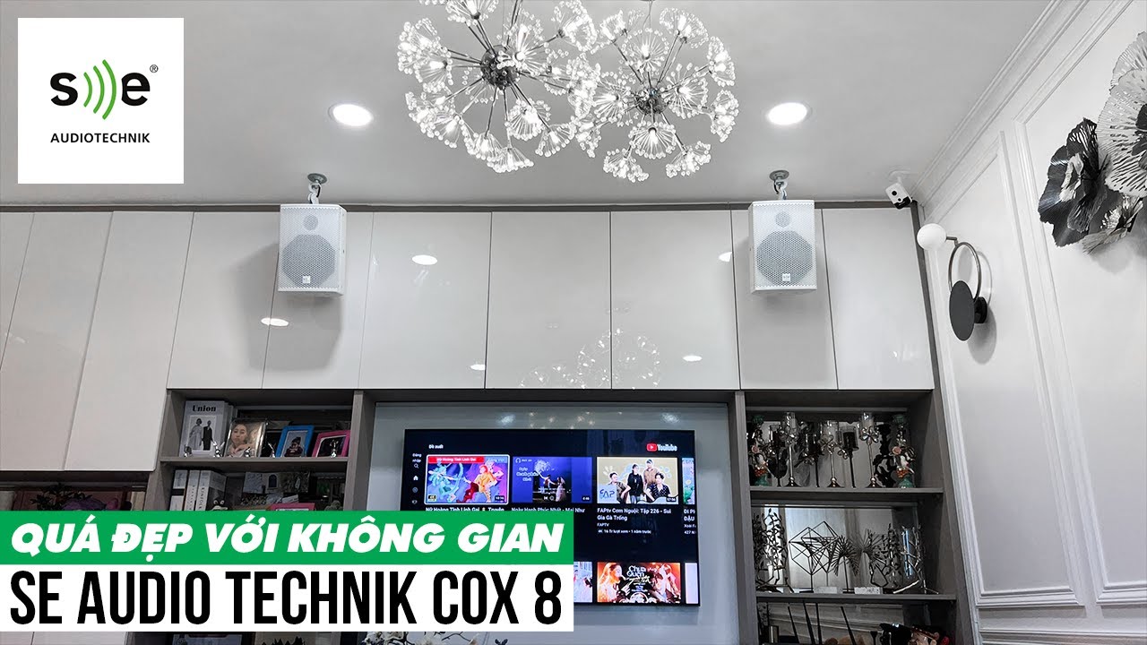 video Loa karaoke Audiotechnik COX 8 Fullrange chính hãng 0