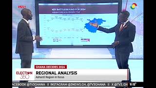 Regional focus on voting patterns in the Ashanti Region || Election 360 on TV3