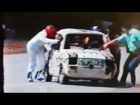WSMP 1987r Tor Kielce Big Crash Fiat 126p