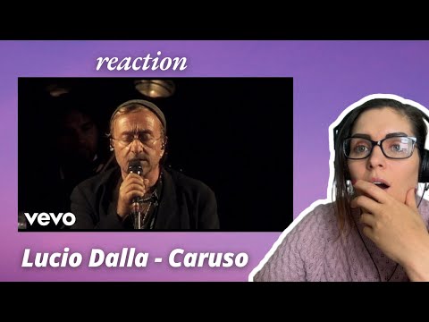 Lucio Dalla - Caruso (Video Live) | First Time Music Reaction |