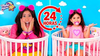 Maria Clara é BABÁ da Clarinha por um Dia!!!
