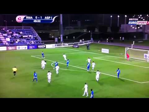 Real Madrid vs aspire international bicycle kick goal