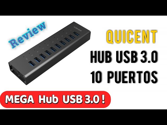 Vídeo relacionado con HUB AISENS USB 3.0 ALUMINIO 1XUSB3.0 A/H 3XUSB2.0 A/H GRIS 10CM