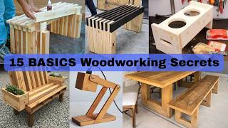 15 Things Every Beginner Woodworker Must Know Before Starting /Woodworking Basic & Essential Lessons