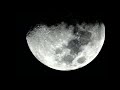The Moon 🌙 | 80mm Telescope + SVBONY 105 Camera