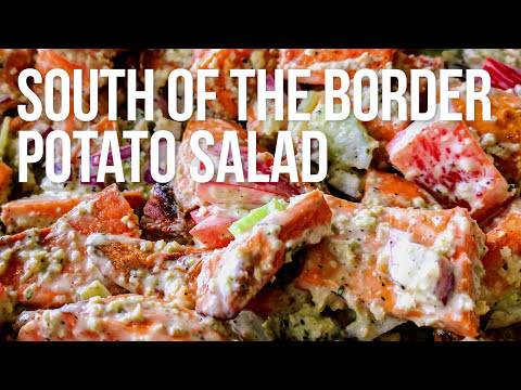How to Make South of the Border Smoked Sweet Potato Salad Recipe Made on a Grilla Wood Pellet Grill