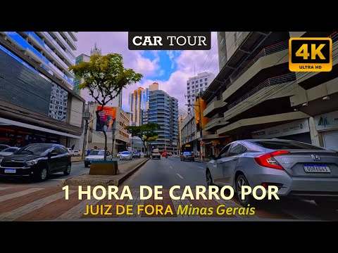 Conhecendo Juiz de Fora por 1 HORA (Minas Gerais, Brasil) #cartour #walkingtour
