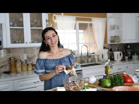Summertime Salad Recipe - Armenian Cuisine - Heghineh Cooking Show