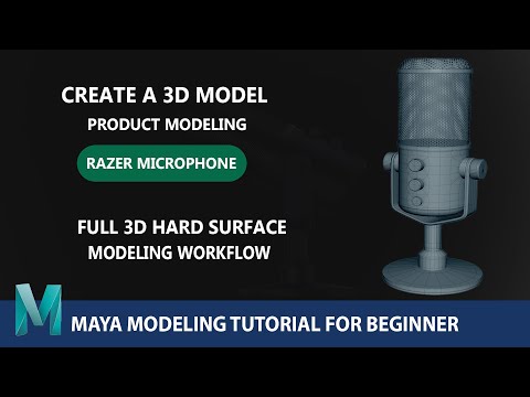 Maya UV UNWRAPPING Tutorial for Beginners Razer Microphone
