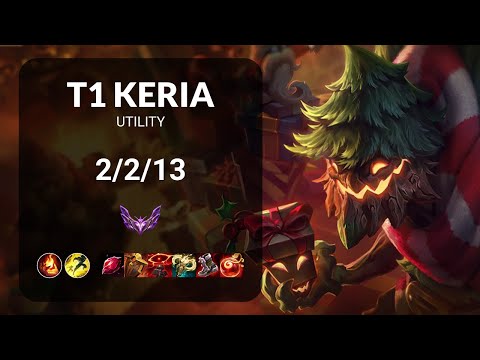 T1 Keria Maokai vs Rakan UTILITY - KR  Patch 13.14