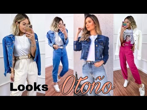 MODA 2022 CON CHAMARRAS DE MEZCLILLA 2021-22 COMBINAR CHAQUETAS DENIM JEANS MODA Y TENDENCIAS
