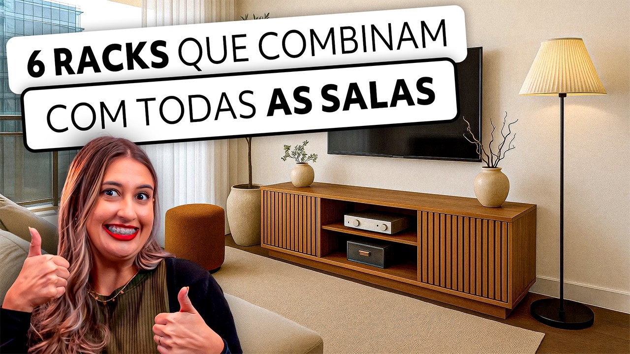 6 RACKS que Combinam com Todas as SALAS