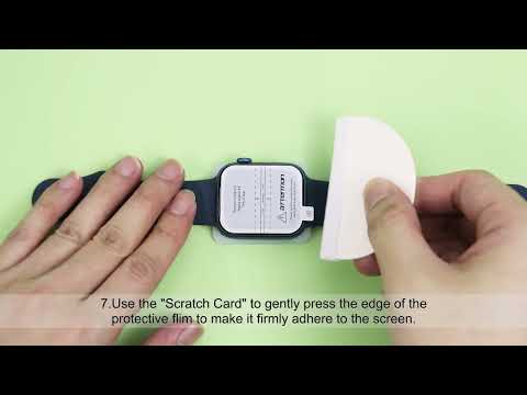installation video for Apple Watch series 10 screen protector