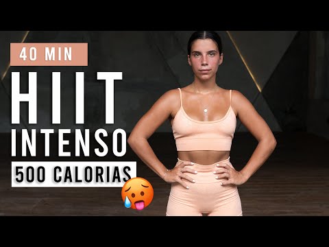 40 Min Cardio HIIT Intenso | Quema 500 Calorías Con Esta Rutina | Ejercicios Para Bajar Peso En Casa