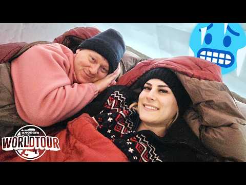 THIS HOTEL IS MADE COMPLETELY OF ICE & SNOW! 😱