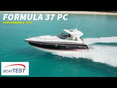 Formula 37 Performance Cruiser (2019-) Test Video - By BoatTEST.com