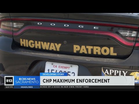 CHP maximum enforcement this Labor Day weekend
