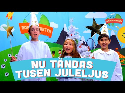 Nu tändas tusen juleljus  - Julsånger och julmusik med Minikompisarna - Lucia
