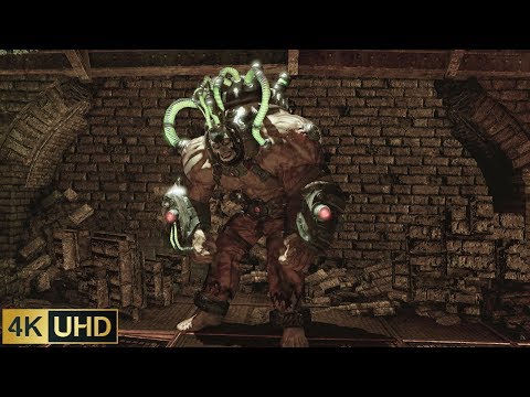 Batman Arkham Asylum - Bane Boss Fight (4K 60FPS)