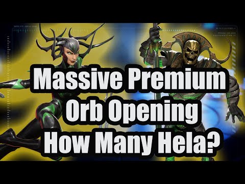 Massive Premium Orb Opening - How Many Hela?