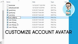 Customize Default User Account Avatar in Windows 10