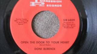Doni Burdick .  Open the door to your heart .