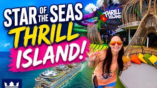 Star of the Seas Thrill Island Tour | Royal Caribbean Waterpark, Mini Golf & Rock Wall