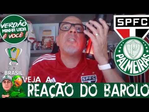 🤣 VEJA A REAÇÃO DO BAROLO QUANDO DESCOBRIU QUE O ADVERSÁRIO DO SÃO PAULO SERIA O PALMEIRAS
