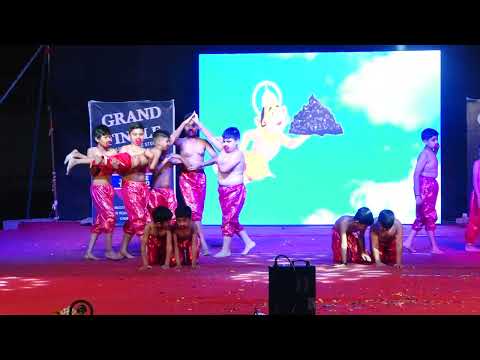 Hanuman chalisa Dance | kids Dance Cover | hashtag Dance studio 2023