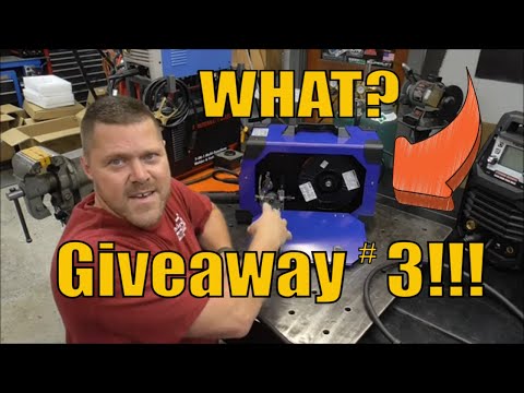WELDER GIVEAWAY #3 Official Video Multi Process Welder MIG TIG MMA