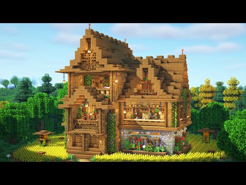 How to Build an Ultimate Survival House + Interior in Minecraft • Tutorial
