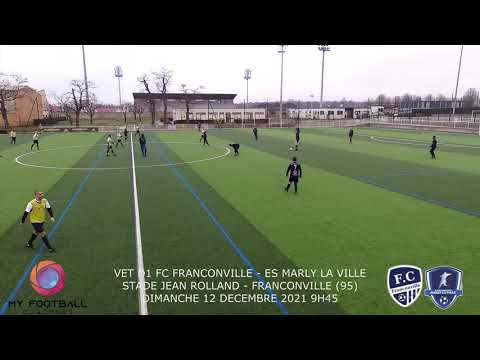 DIMANCHE 12 DECEMBRE VETERANS D1 FC FRANCONVILLE -  ES MARLY LA VILLE LES BUTS