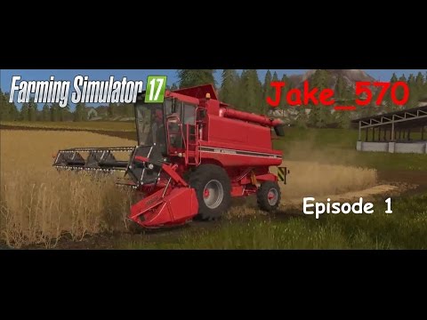 Farming Simulator 17 | Goldcrest Valley | E1 And so it begins.